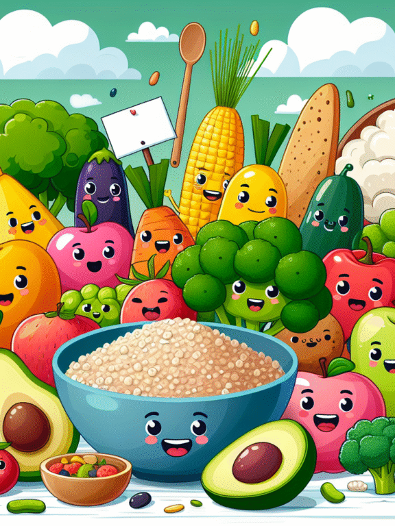 Memikat Selera Anak dengan Poster Makanan Sehat Bergaya Kartun