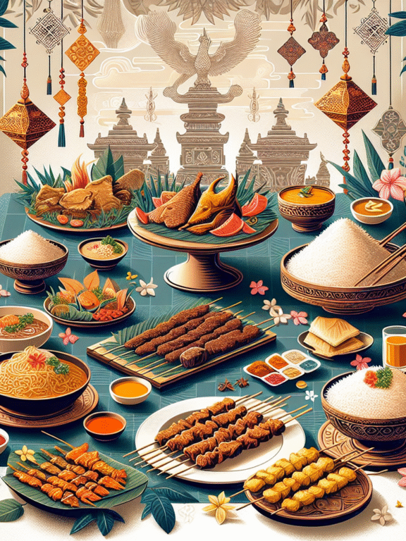 Merayakan Cita Rasa Nusantara: Pesona Poster Makanan Tradisional Indonesia