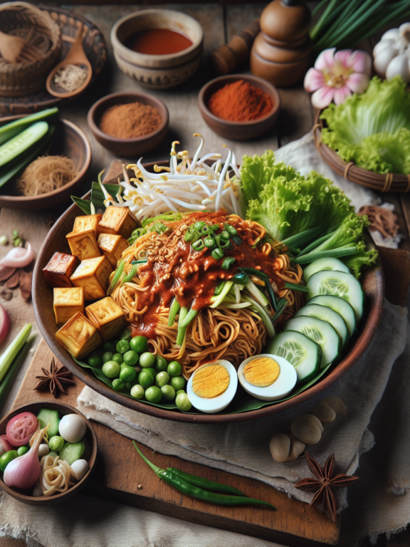 Cara Membuat Ketoprak Autentik dengan Bumbu Kacang yang Menggugah Selera